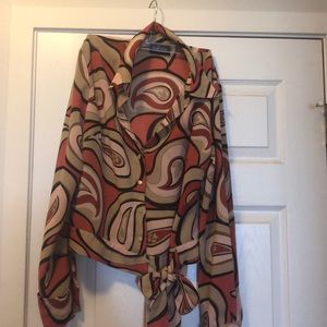 New York and Company Blouse multi color